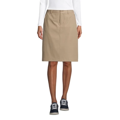 Lands' End Lands' End School Uniform Women's Active Chino Skort Top Of The Knee - Image 2