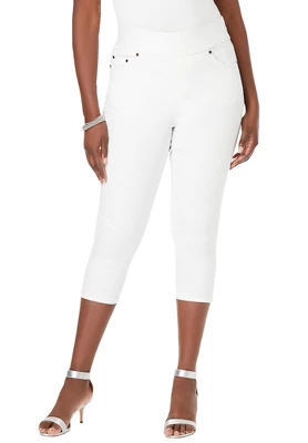 Jessica London Women’s Plus Size Comfort Waist Capris - Image 5