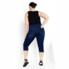 Women's Plus Size DENIM PO CROP JEGGING | AVENUE