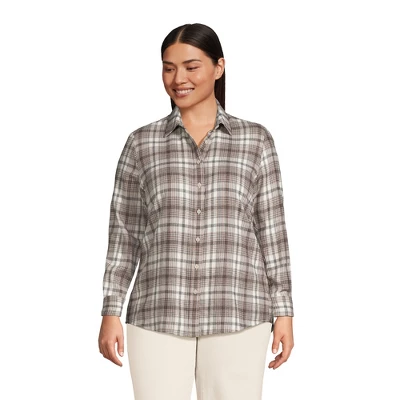 Lands' End Women's Flannel Shirt - Image 5