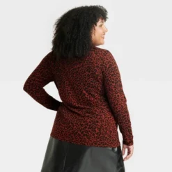 Women's Long Sleeve Turtleneck T-Shirt - Ava & Viv™