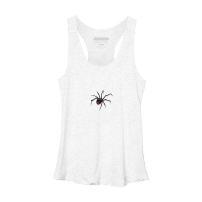 Women's Design By Humans Halloween Spider Tshirt By Bambino Racerback Tank Top - Image 4