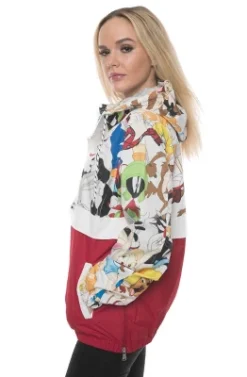 Members Only Women's Looney Tunes Collab Popover Oversized Jacket