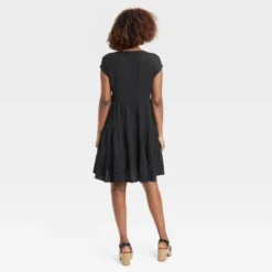 Women's Cap Short Sleeve A-Line Dress - Knox Rose™