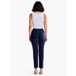 NIC + ZOE 26" Polished Wonderstretch Straight Ankle Pant