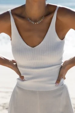 Petal And Pup Womens Gemma V Neck Tank Top