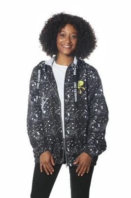 Members Only Women's Looney Tunes Full Zip Windbreaker Jacket - Image 5
