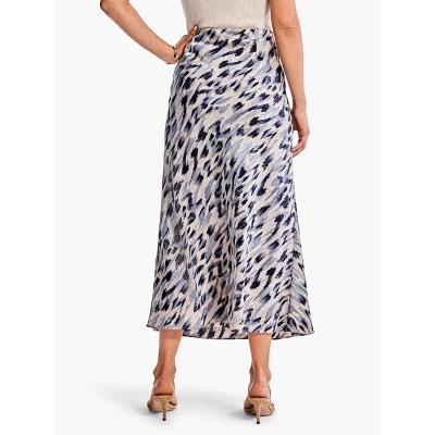 NIC + ZOE Misty Ikat Slip Skirt - Image 3