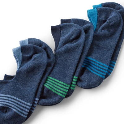 Lands' End Women's No Show Socks 3 Pack - Image 2