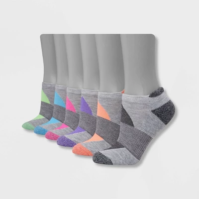 Hanes Performance Women's Cushioned 6pk No Show Tab Athletic Socks 5-9 - Image 2