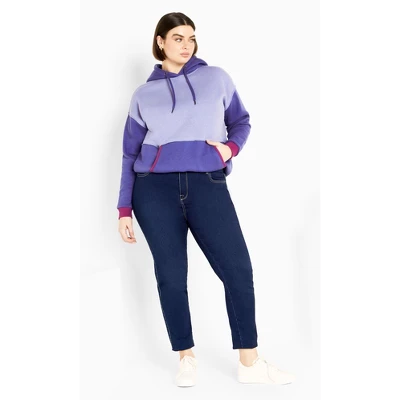 Women's Plus Size Tahlia Hoodie - Purple | AVENUE LEISURE - Image 2