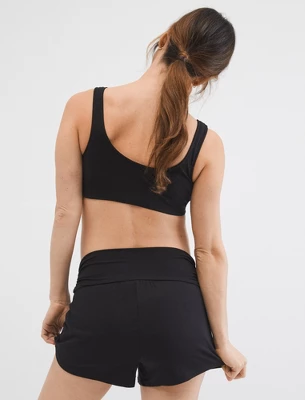 Ruched Waist Maternity Sleep Shorts | Motherhood Maternity