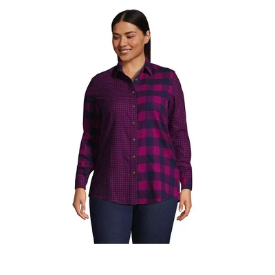 Lands' End Women's Flannel Shirt - Image 14