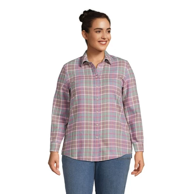 Lands' End Women's Flannel Shirt - Image 9