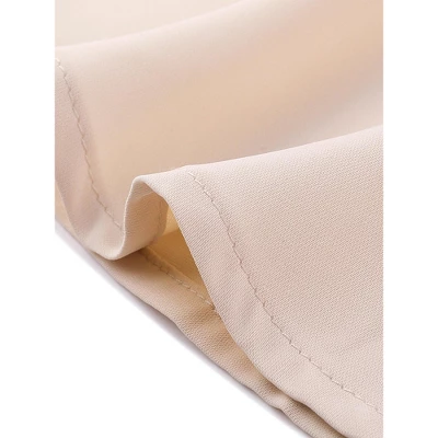 Allegra K Women's Elegant Long Sleeve Ruffle Tie Neck Business Work Top - Image 5