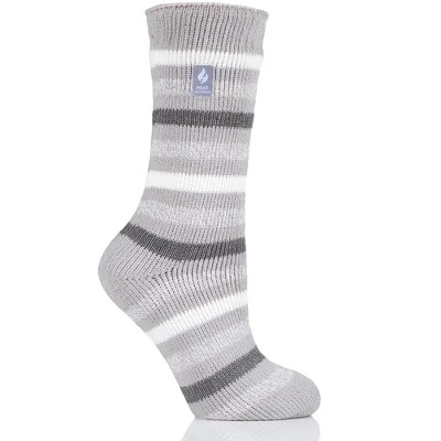 Women's Rosebud Multi Twist Stripe Crew Socks - Image 3