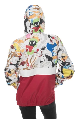 Members Only Women's Looney Tunes Collab Popover Oversized Jacket - Image 2