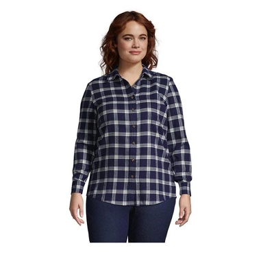 Lands' End Women's Flannel Shirt - Image 3