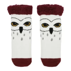 Harry Potter Big Face Hedwig Women's Quarter Crew Sock