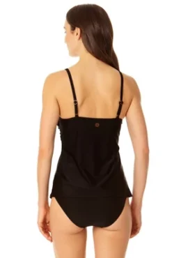 CopperControl By Coppersuit - Women's Cross Front Tankini Swimsuit Top