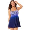 Swimsuits For All Women’s Plus Size Princess Seam Swimdress