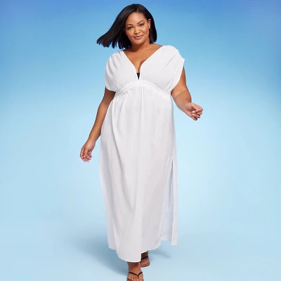 Women's Side-Slit Maxi Cover Up Dress - Kona Sol™ - Image 4