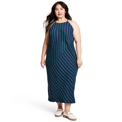 Women's Slip Diagonal Stripe Midi Dress - Rowing Blazers X Target - Image 5