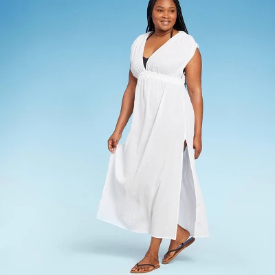 Women's Side-Slit Maxi Cover Up Dress - Kona Sol™ - Image 2