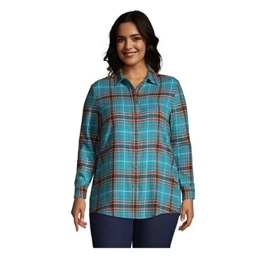 Lands' End Women's Flannel Shirt - Image 4