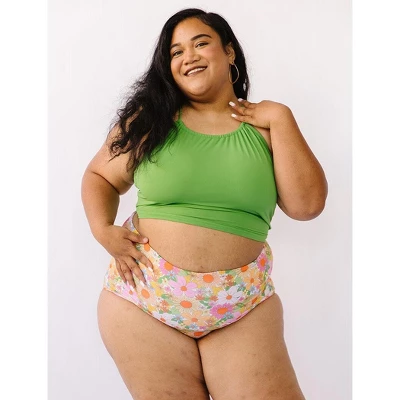 Lime Ricki Women's Garden Party/Pink Gingham Ultra High-Waist Bottom - Image 4