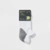Women's Cushioned Cheetah Mesh Pattern 4pk No Show Double Tab Athletic Socks - All In Motion™ White 4-10