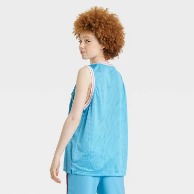 Pride Adult PH By The PHLUID Project Queer Basketball Jersey Tank Top - Blue