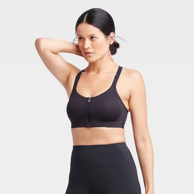 Women's High Support Zip-Front Sports Bra - All In Motion™ - Image 2