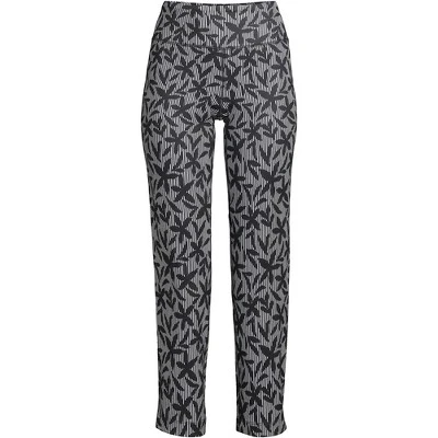 Lands' End Lands' End Women's Tall Active Crop Yoga Pants - Image 8