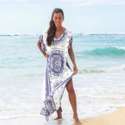 Women's Floral Boho Print Maxi Cover Up - Cupshe - One Size Fits Most