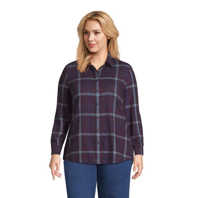 Lands' End Women's Flannel Shirt - Image 12