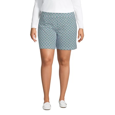 Lands' End Women's Starfish Mid Rise 7" Pull On Shorts - Image 4