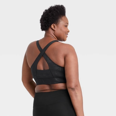 Women's Medium Support Square Neck Crossback Sports Bra - All In Motion™ - Image 3