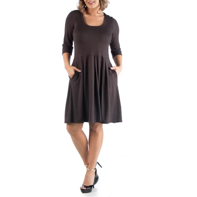 Fit And Flare Plus Size Dress - Image 6